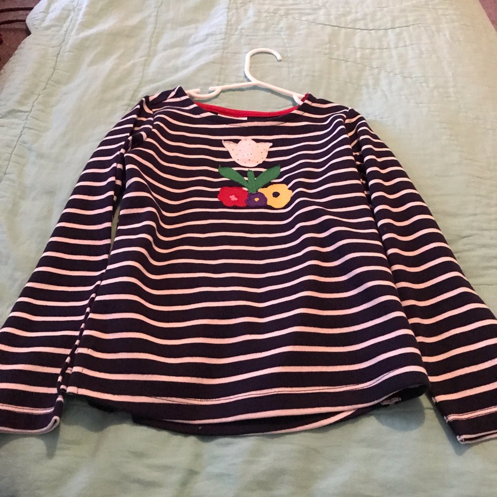 Black and white striped shirt